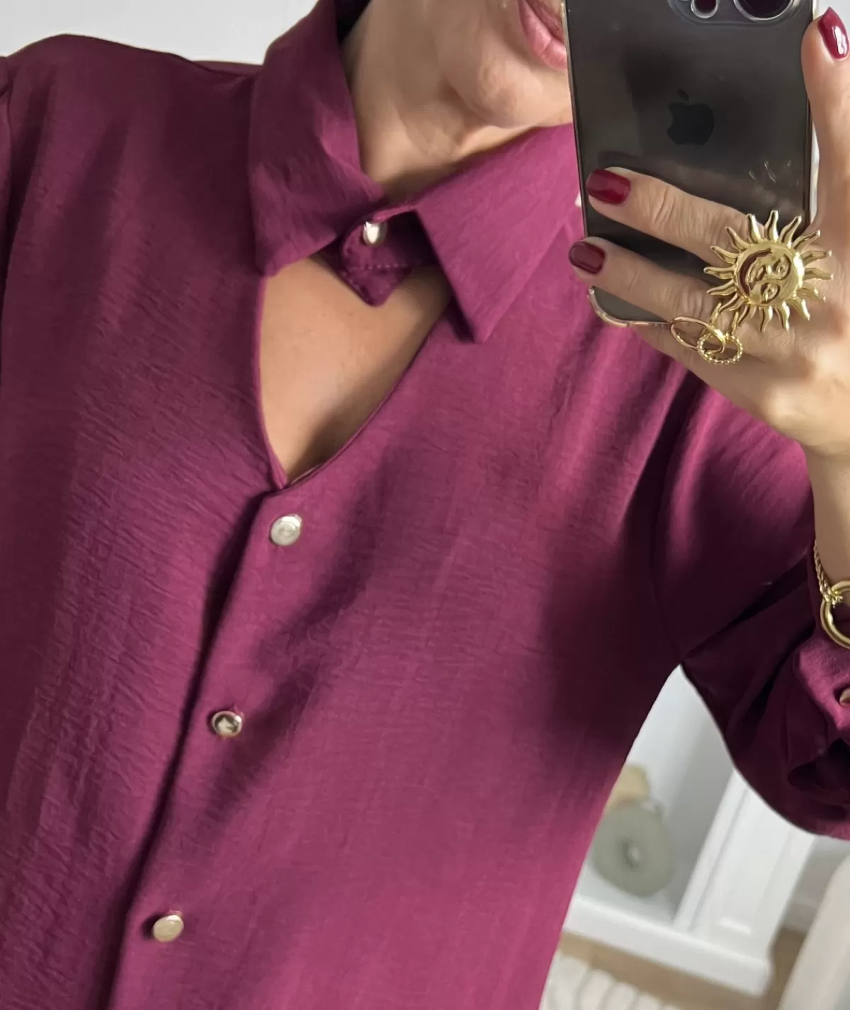 La boutique de Lilie Chemises>CHEMISE LUCIEN Bordeaux
