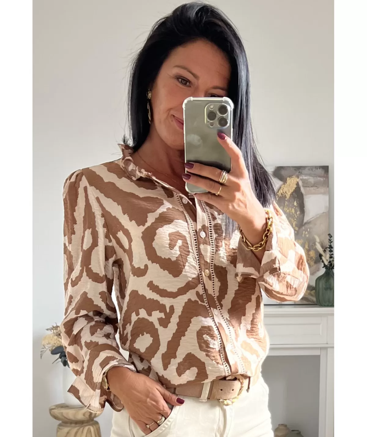 La boutique de Lilie Chemises>CHEMISE LUDO Camel