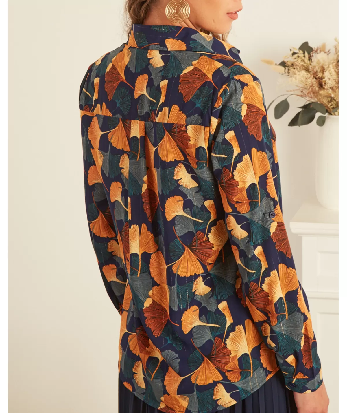 La boutique de Lilie Chemises>CHEMISE MAELLE Marine