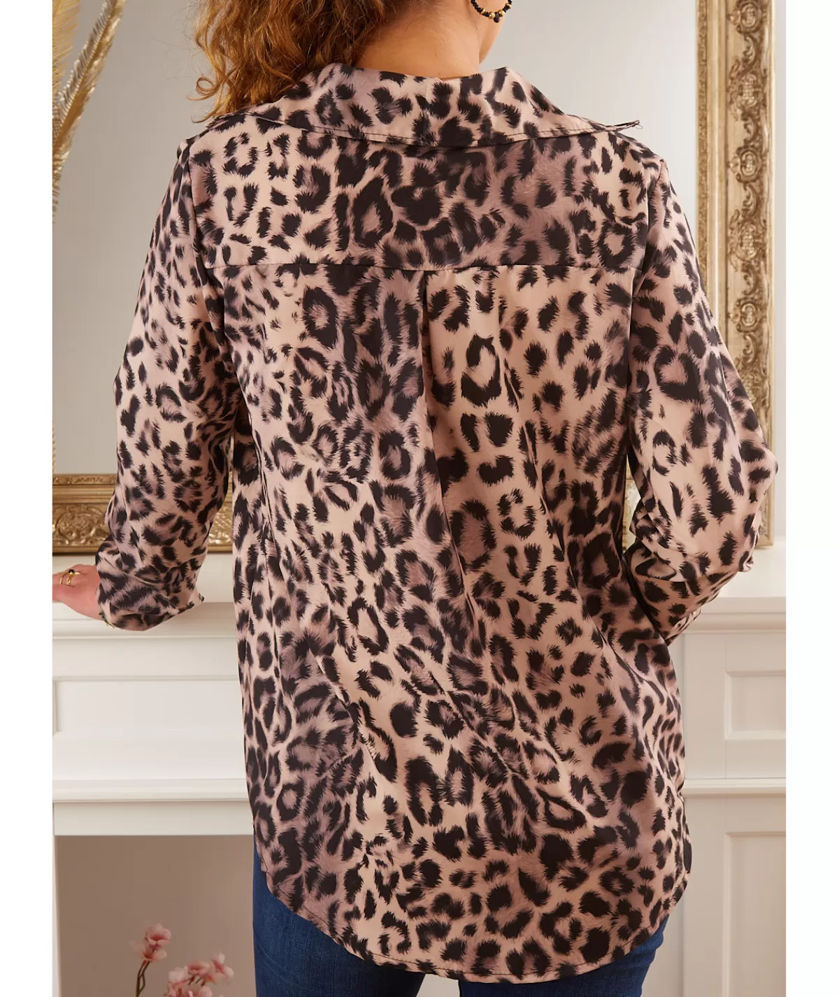 La boutique de Lilie Chemises>CHEMISE MARIELLE Noir