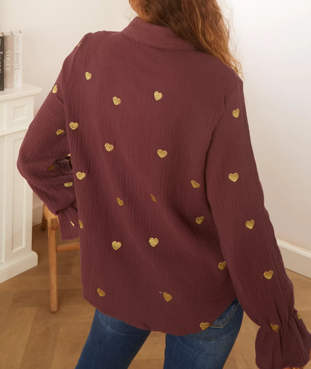 La boutique de Lilie Chemises>CHEMISE SAMIA Violet