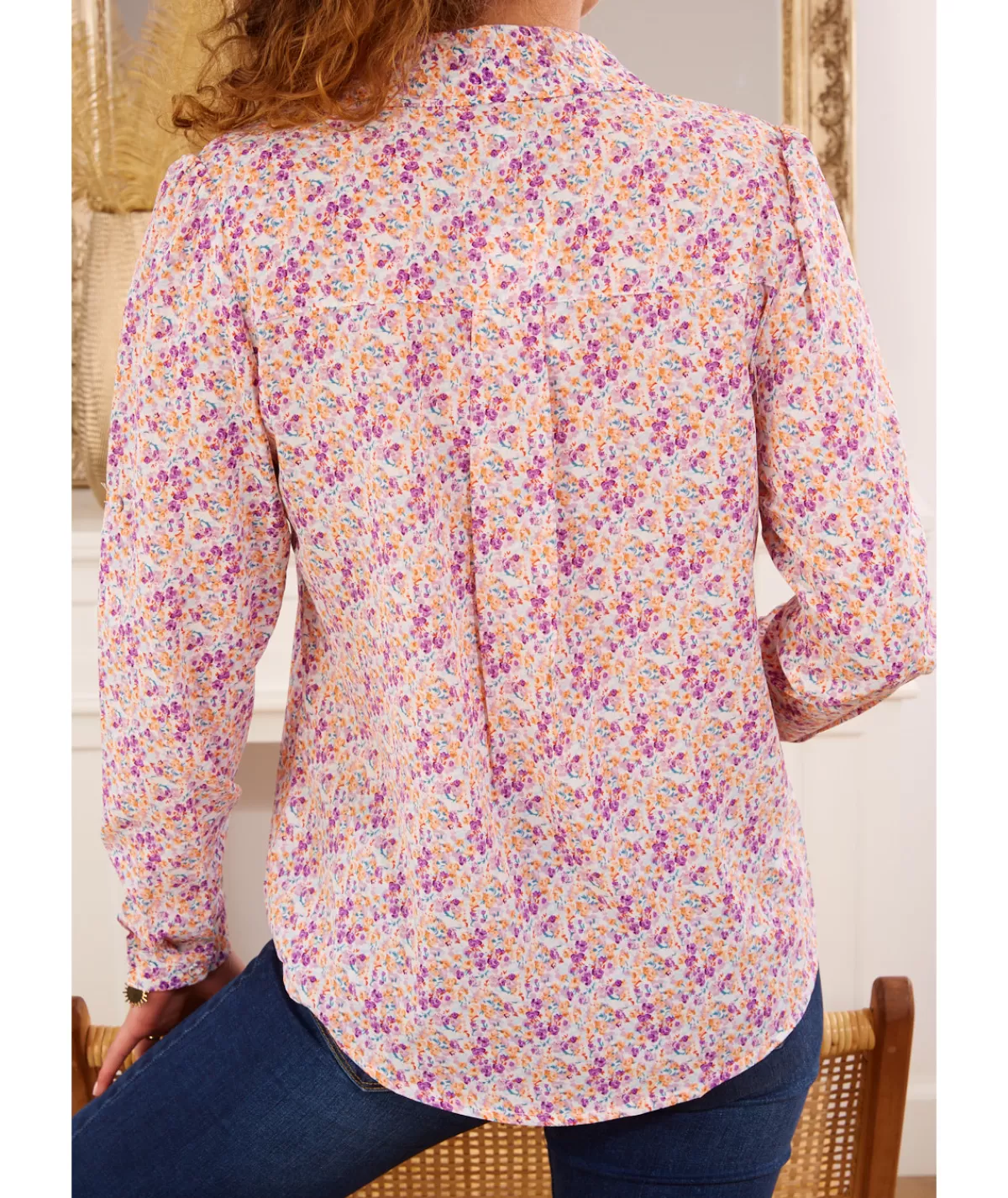 La boutique de Lilie Chemises>CHEMISE SYLVIA Violet