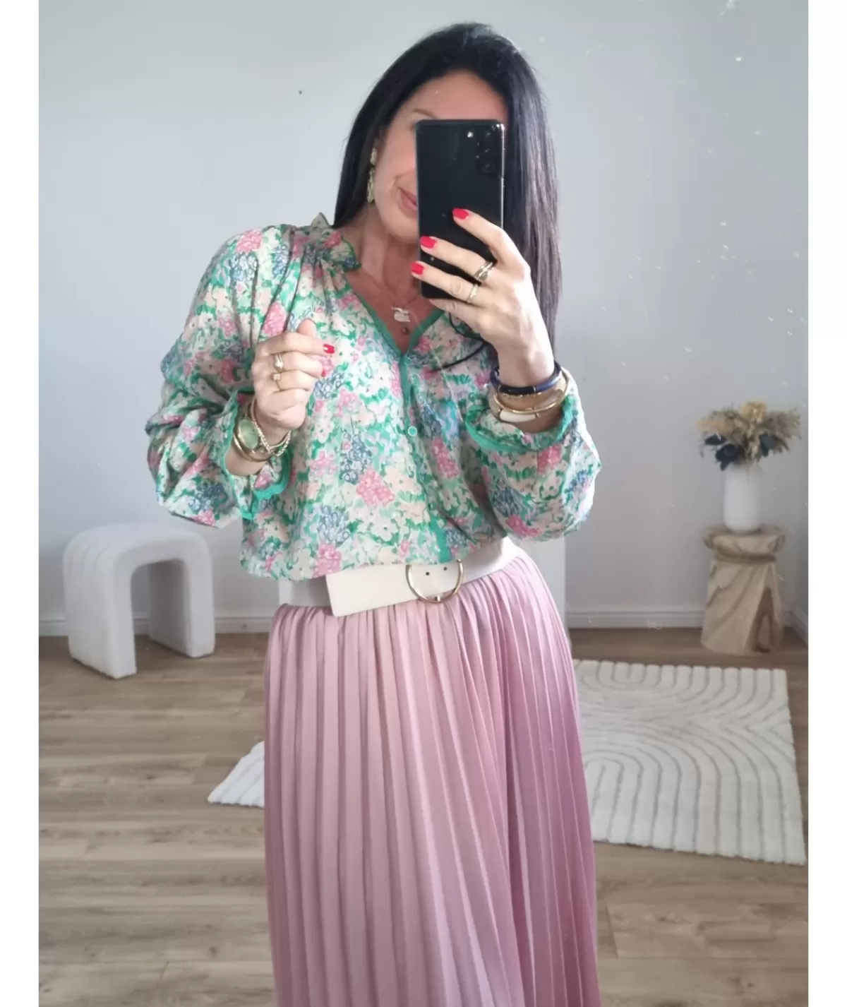 La boutique de Lilie Chemises>CHEMISE VAHINE Vert