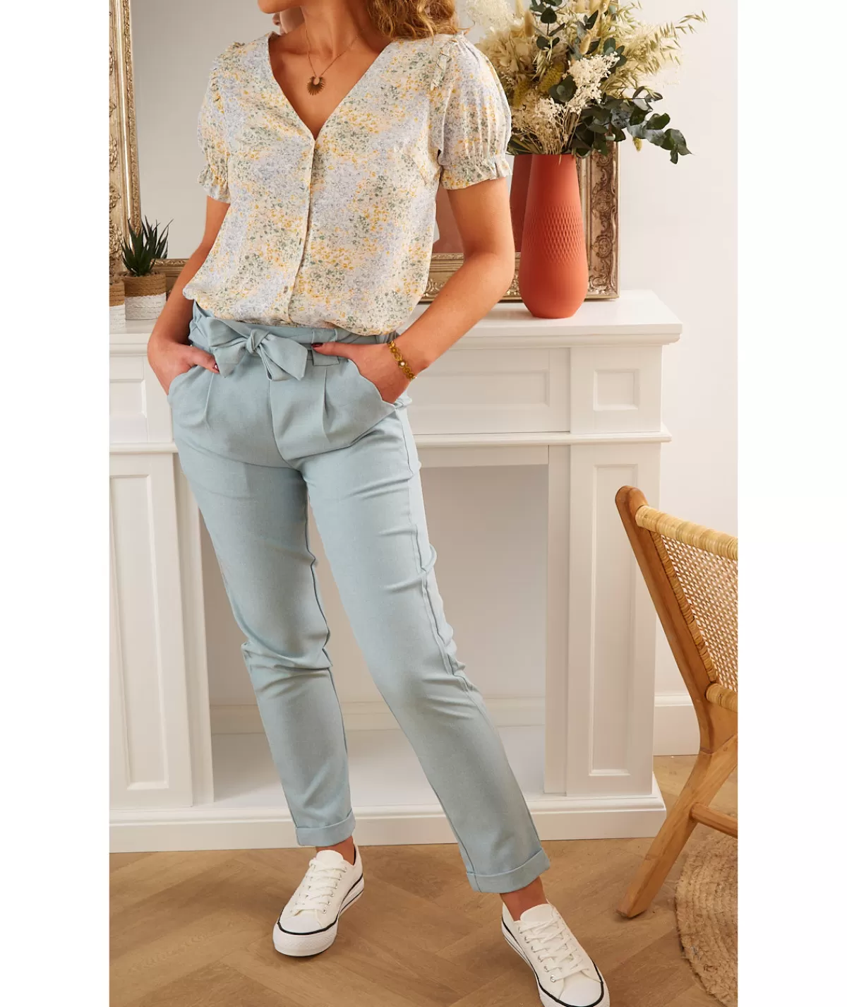 La boutique de Lilie Chemises>CHEMISE VIOLAINE Jaune