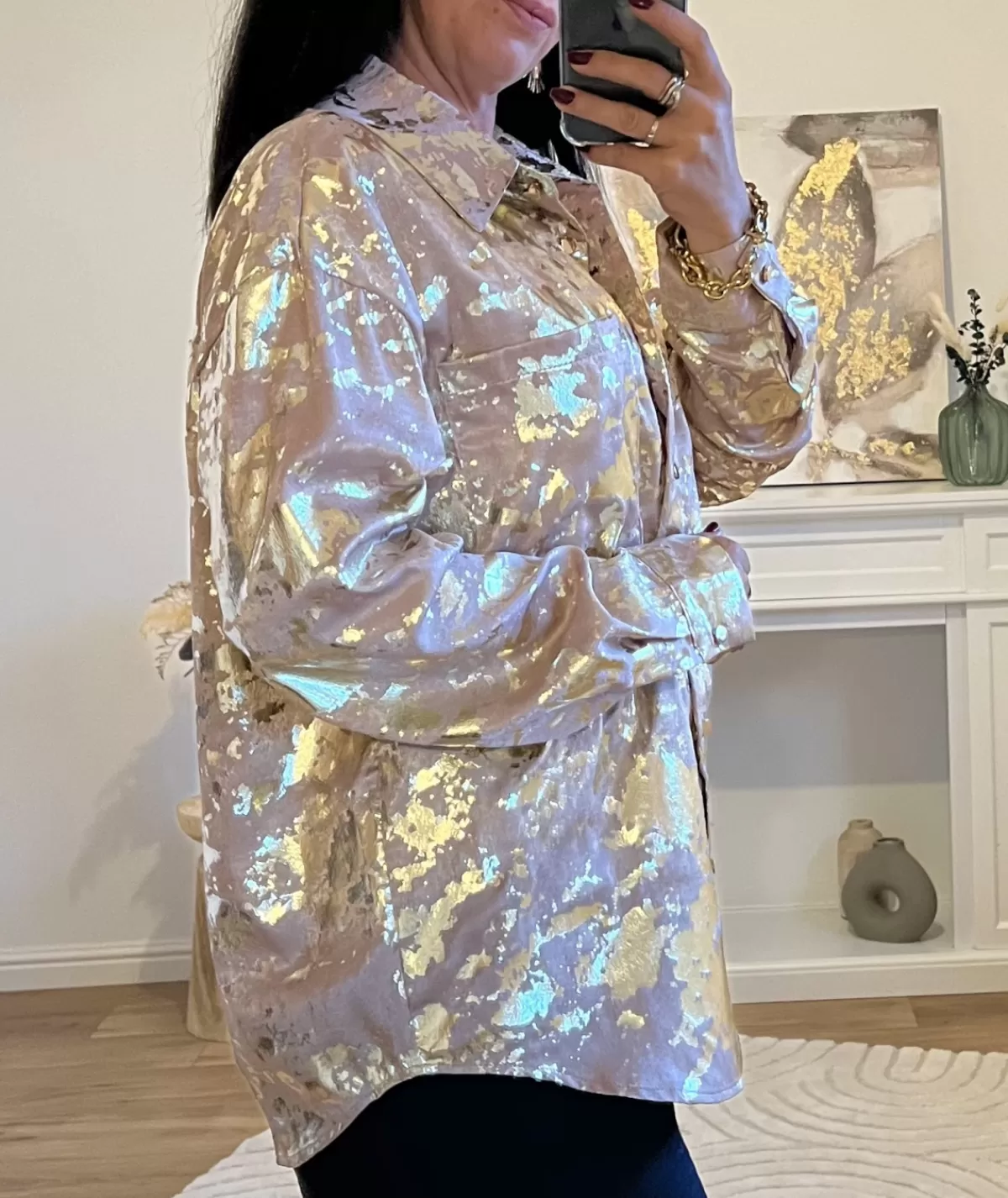 La boutique de Lilie Chemises>CHEMISE VIVIANA Taupe