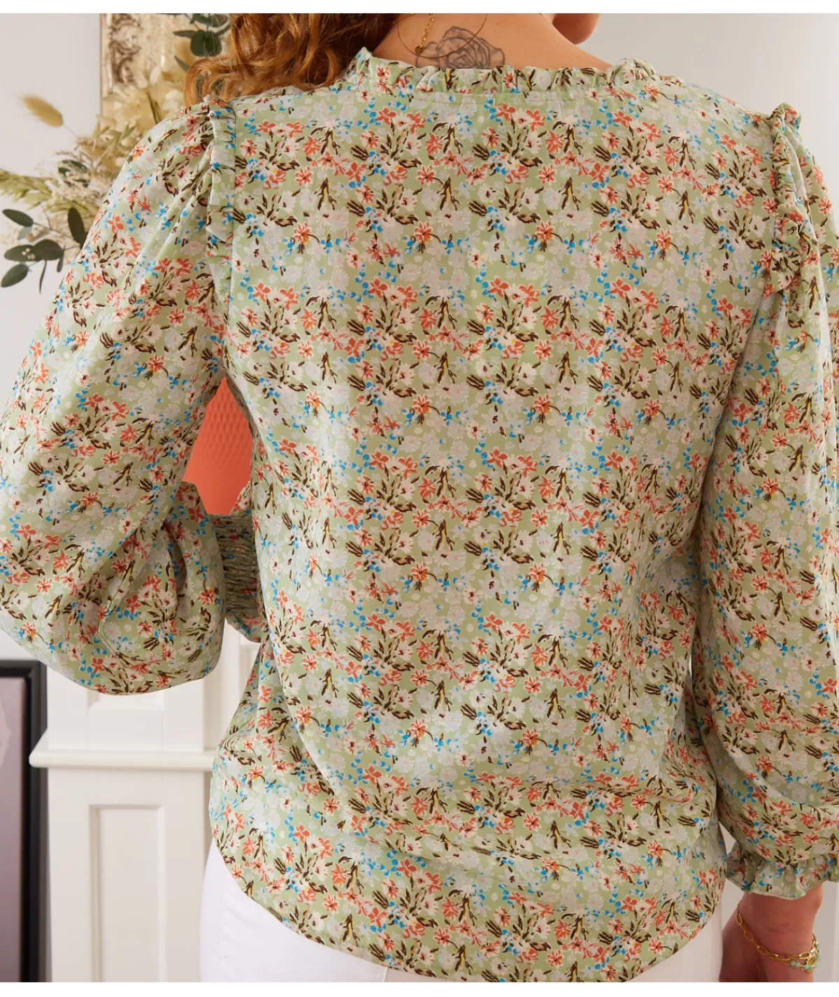 La boutique de Lilie Chemises>CHEMISE YELENA Vertdeau
