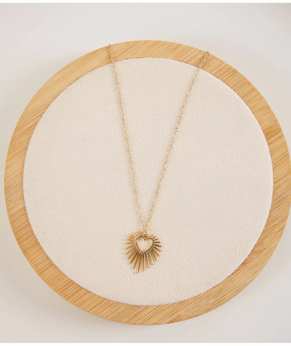 La boutique de Lilie Bijoux>COLLIER COEUR Dore