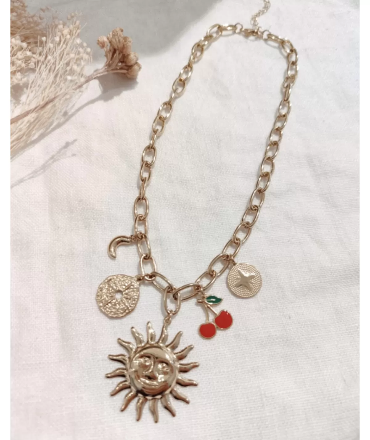 La boutique de Lilie Bijoux>COLLIER FRANCOIS Dore
