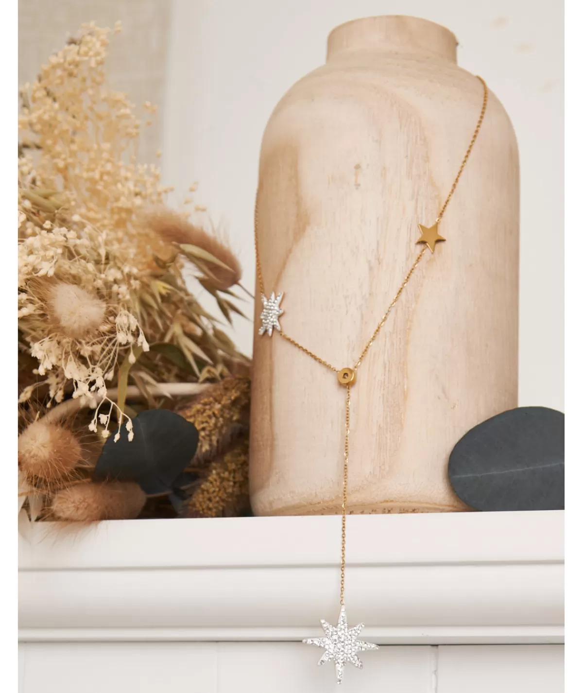 La boutique de Lilie Bijoux>COLLIER IVIA Dore