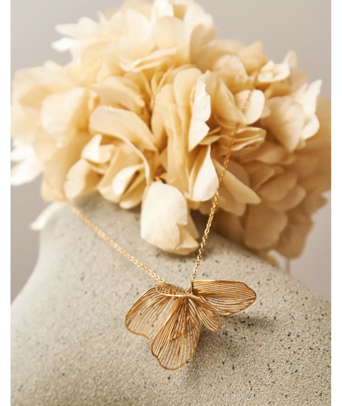 La boutique de Lilie Bijoux>COLLIER KARINE Dore