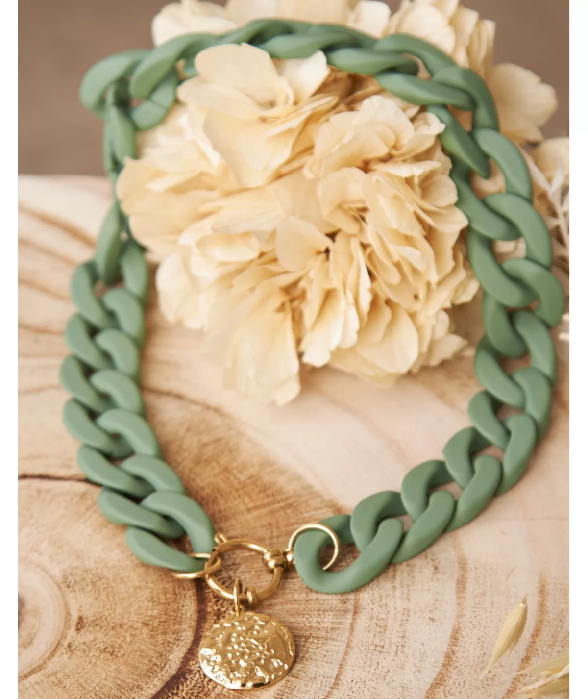 La boutique de Lilie Bijoux>COLLIER MILA Vertdeau