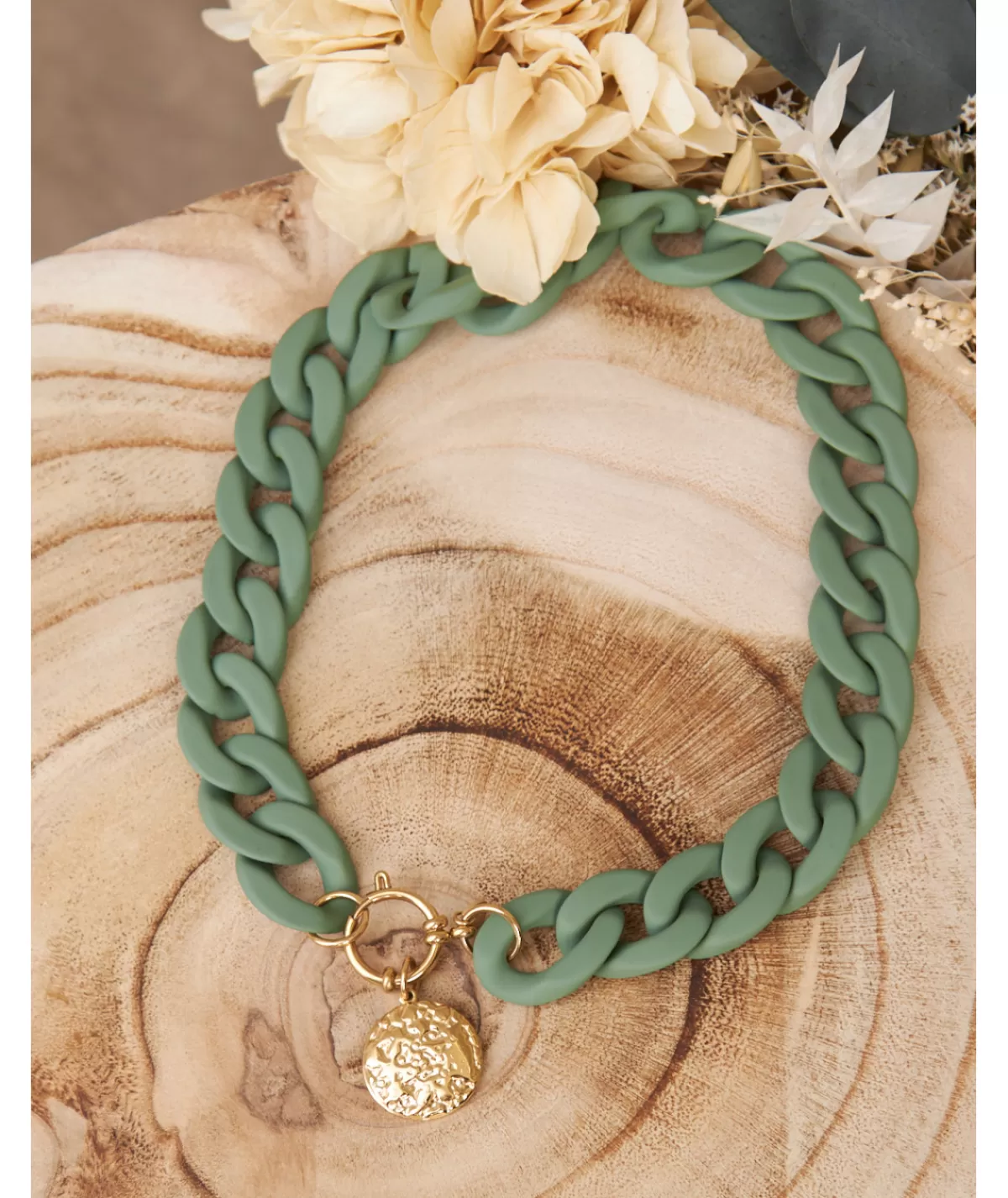 La boutique de Lilie Bijoux>COLLIER MILA Vertdeau