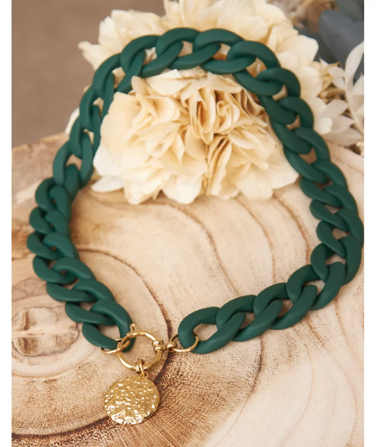 La boutique de Lilie Bijoux>COLLIER MILA Vertsapin