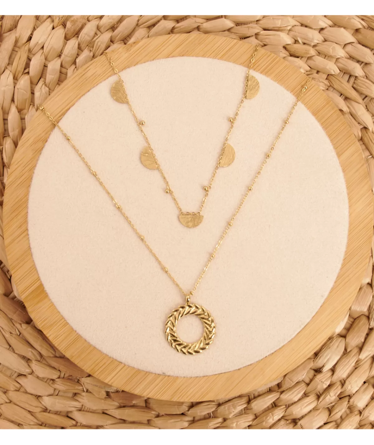 La boutique de Lilie Bijoux>COLLIER NORA Dore