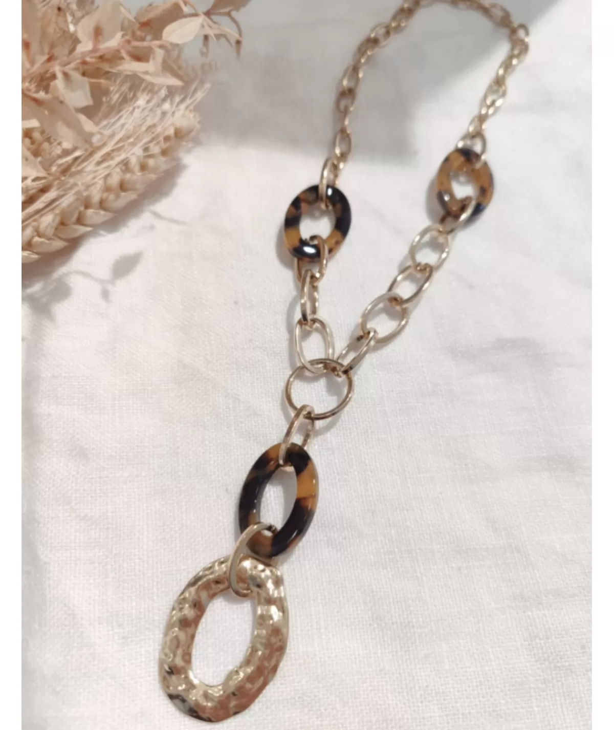 La boutique de Lilie Bijoux>COLLIER QUENTIN Dore