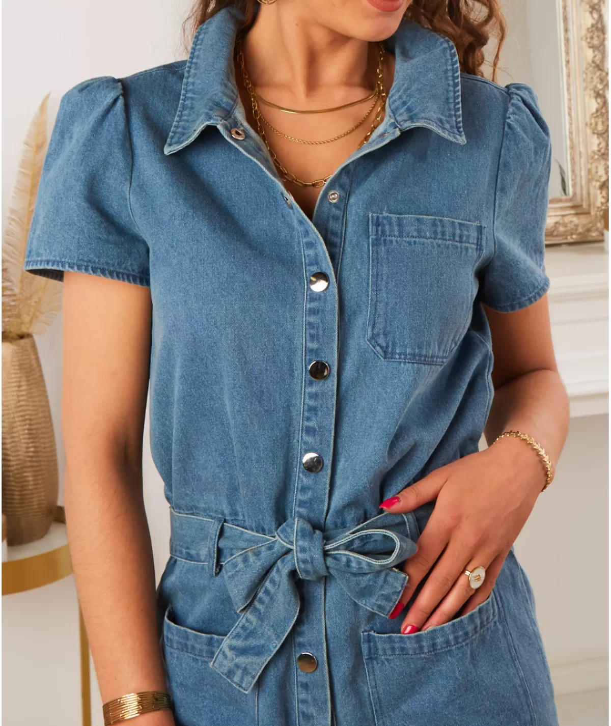 La boutique de Lilie Combinaisons>COMBI SHORT DONNA Jeans