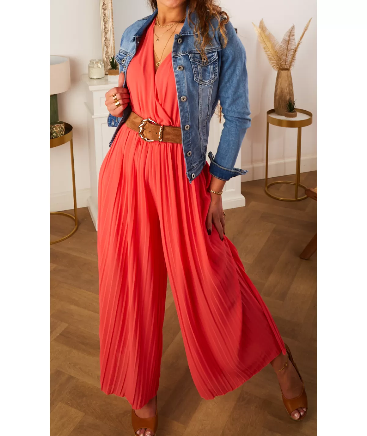 La boutique de Lilie Combinaisons>COMBINAISON APOLINE Corail
