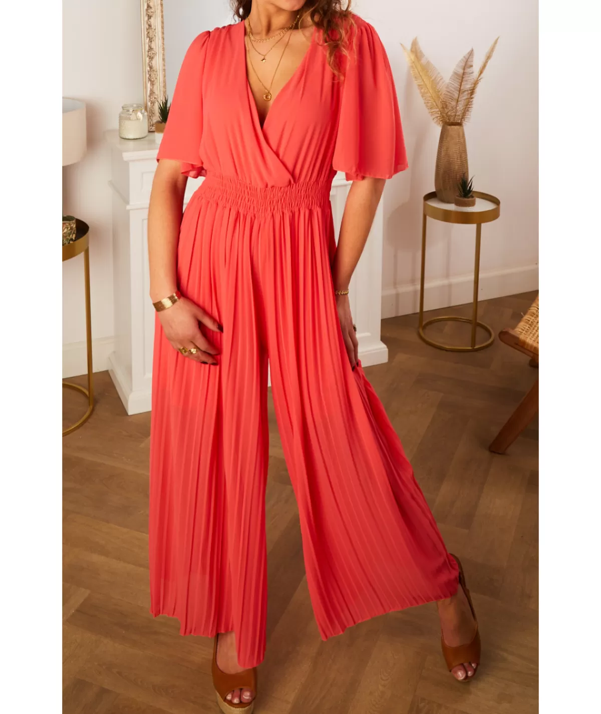 La boutique de Lilie Combinaisons>COMBINAISON APOLINE Corail