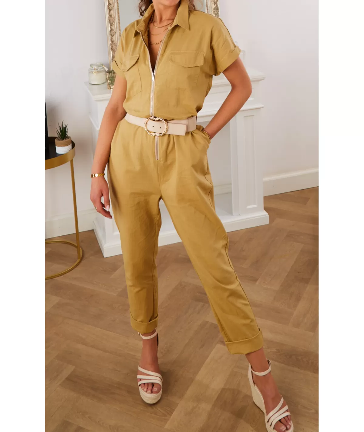 La boutique de Lilie Combinaisons>COMBINAISON ARIANE Camel