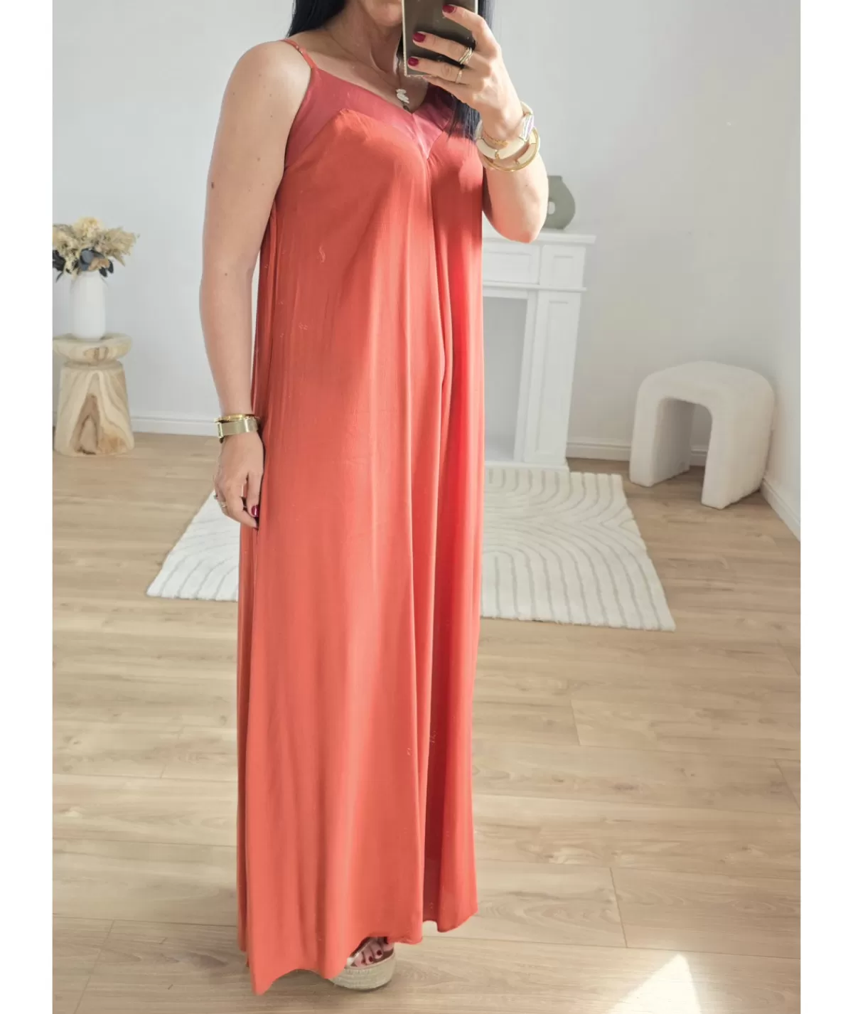 La boutique de Lilie Combinaisons>COMBINAISON CONSTANCE Rouille