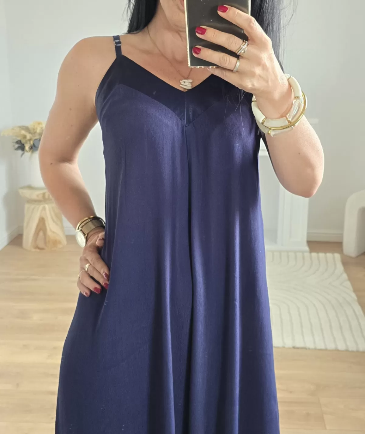 La boutique de Lilie Combinaisons>COMBINAISON CONSTANCE Marine