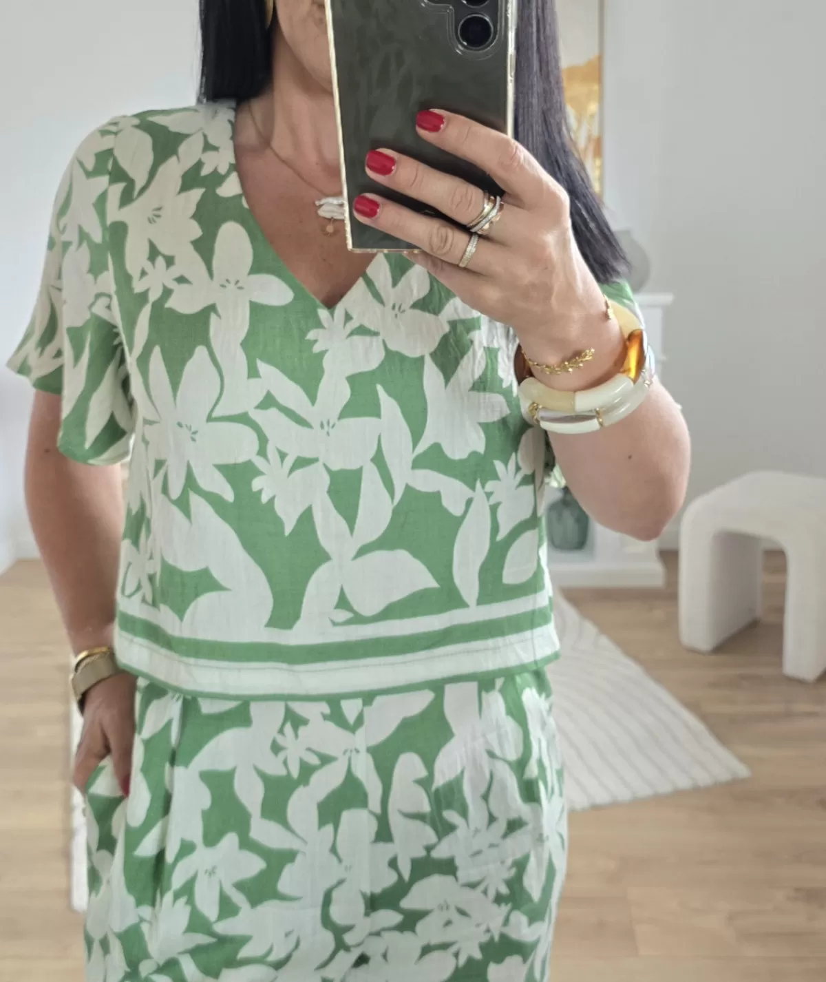 La boutique de Lilie Combinaisons>COMBINAISON ESTEBANNE Vert