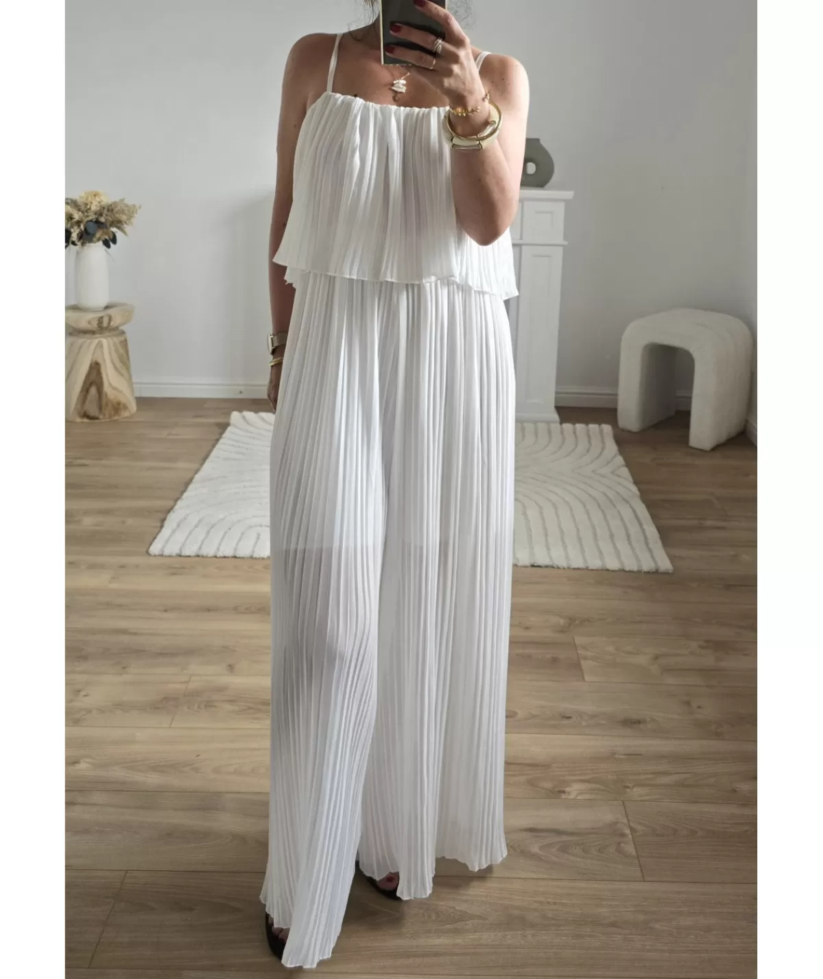 La boutique de Lilie Combinaisons>COMBINAISON GERALDINE Blanc