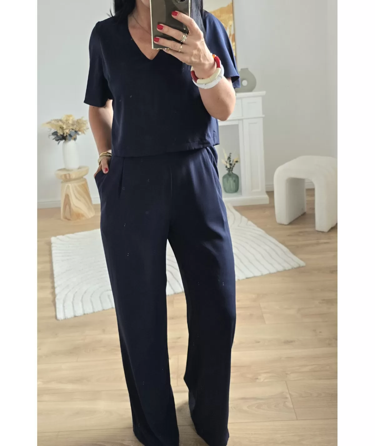 La boutique de Lilie Combinaisons>COMBINAISON HELENA Marine