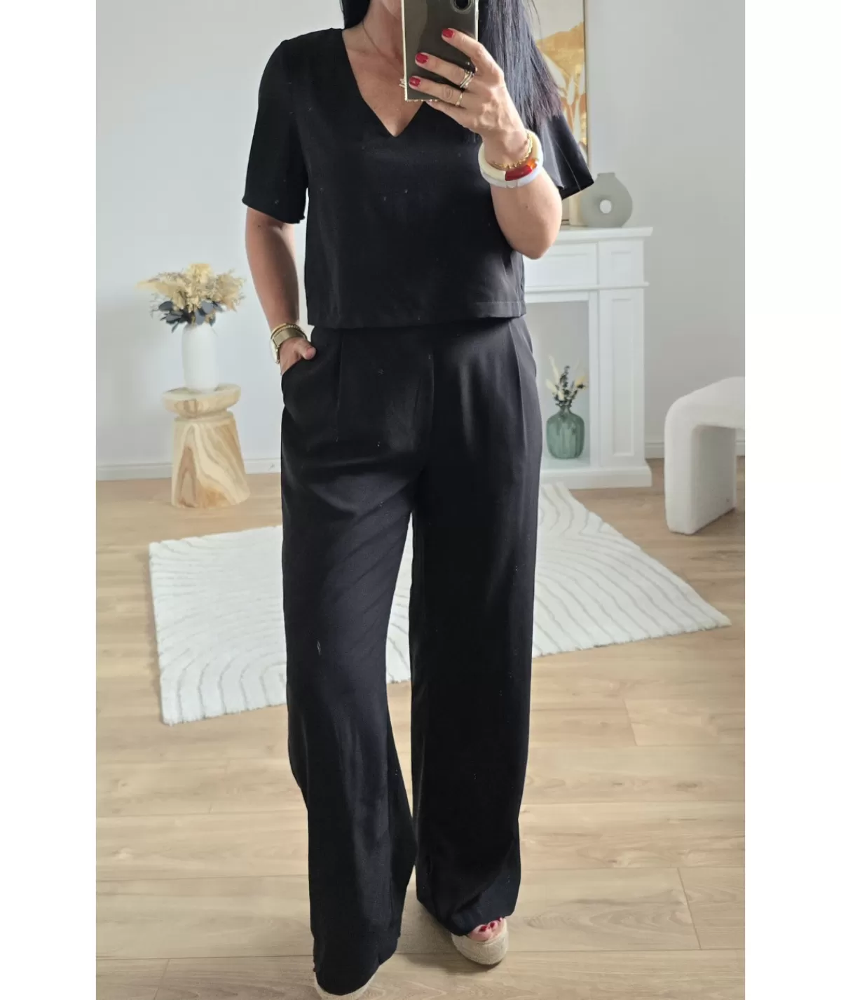 La boutique de Lilie Combinaisons>COMBINAISON HELENA Noir