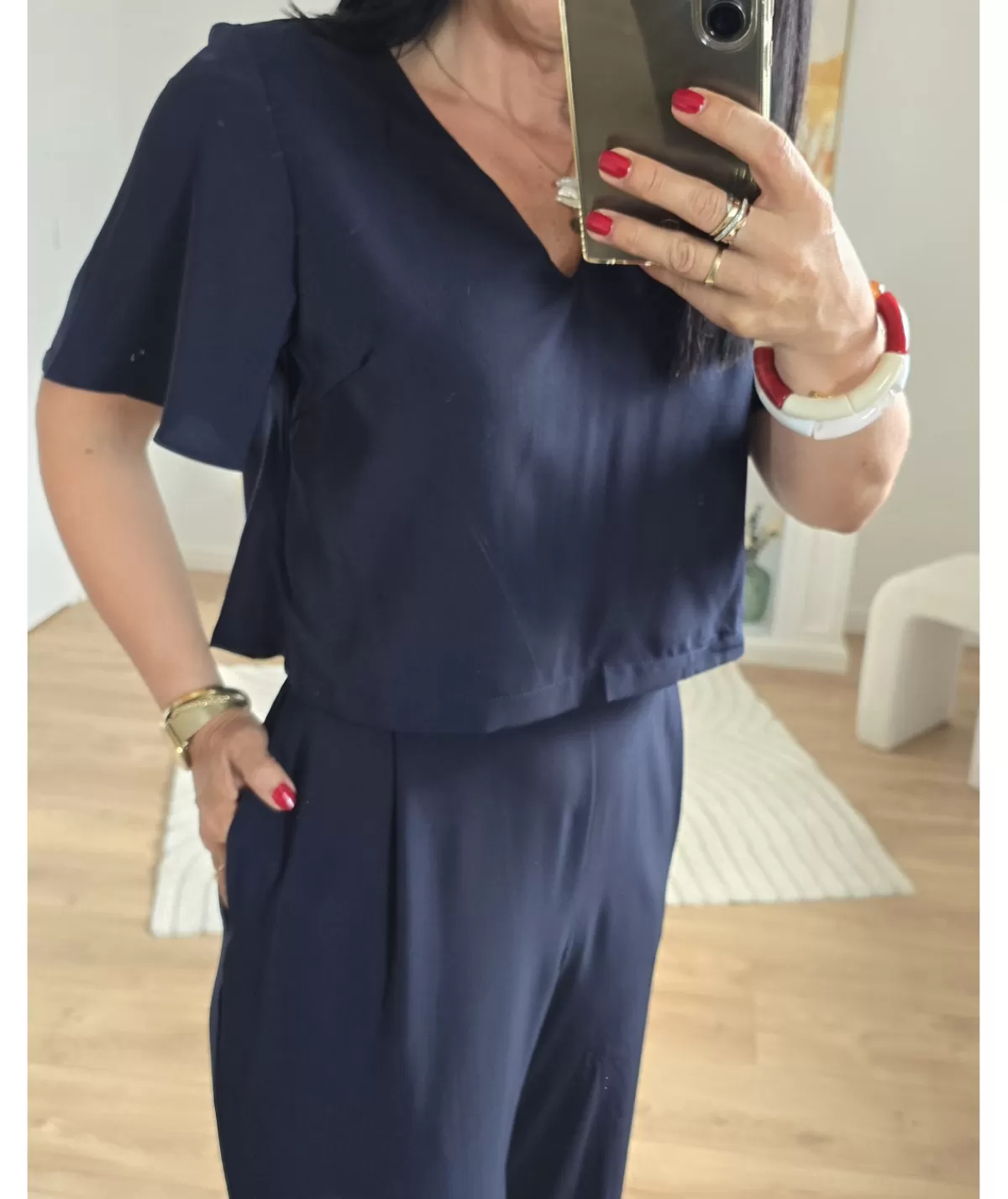 La boutique de Lilie Combinaisons>COMBINAISON HELENA Marine