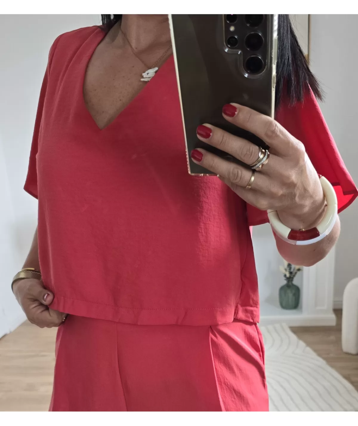 La boutique de Lilie Combinaisons>COMBINAISON HELENA Corail