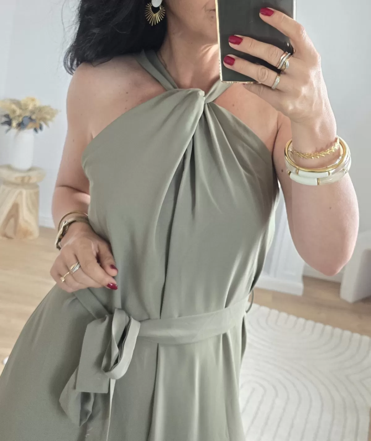 La boutique de Lilie Combinaisons>COMBINAISON HORTENSE Kaki