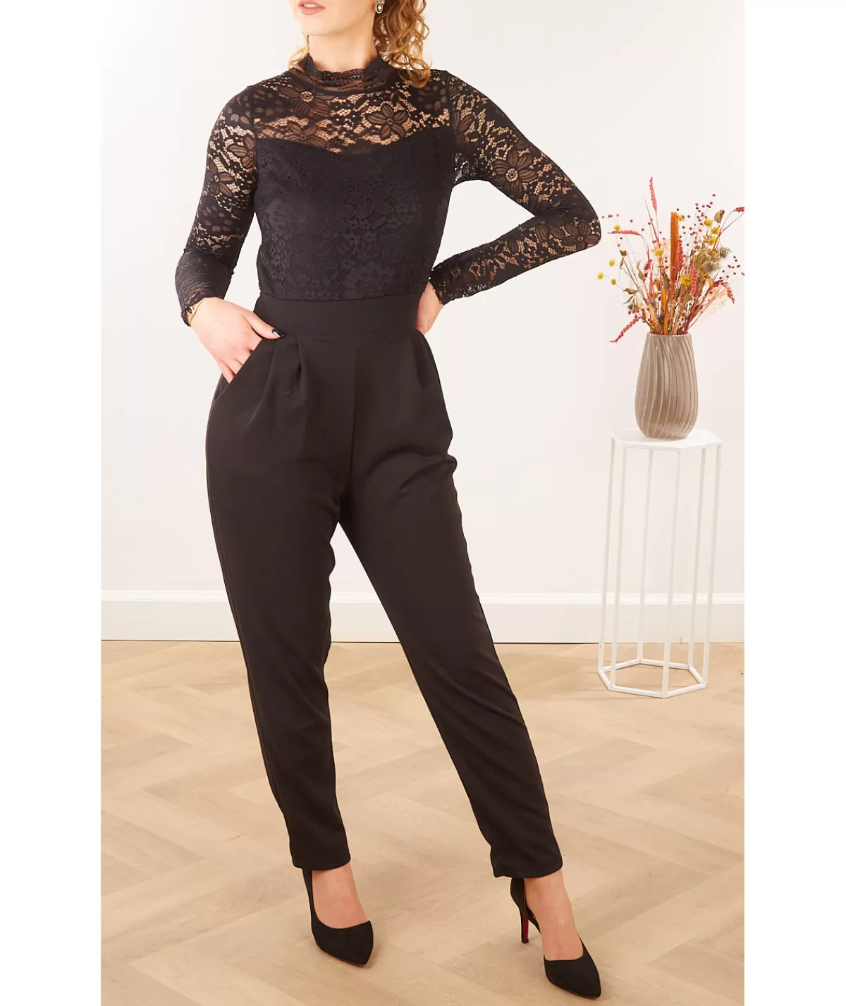 La boutique de Lilie Combinaisons>COMBINAISON MILA Noir