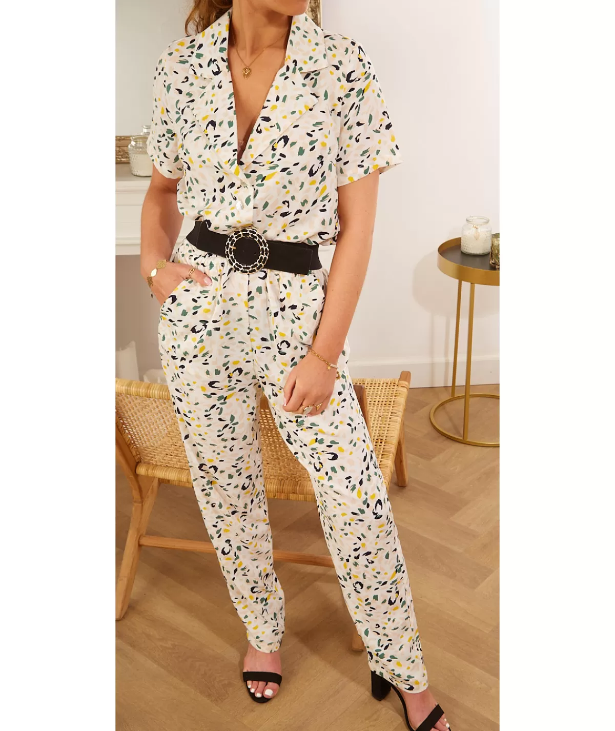 La boutique de Lilie Combinaisons>COMBINAISON NATHALIE Blanc