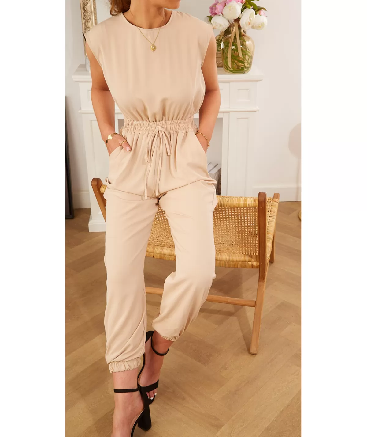 La boutique de Lilie Combinaisons>COMBINAISON SERENA Beige