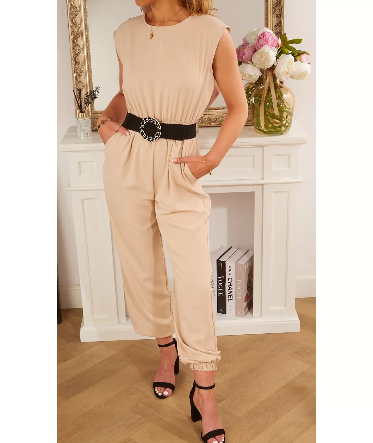 La boutique de Lilie Combinaisons>COMBINAISON SERENA Beige