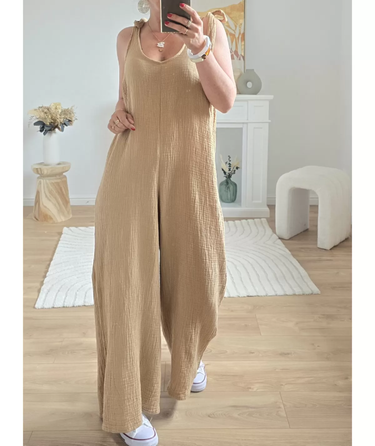 La boutique de Lilie Combinaisons>COMBINAISON TRESSY Taupe