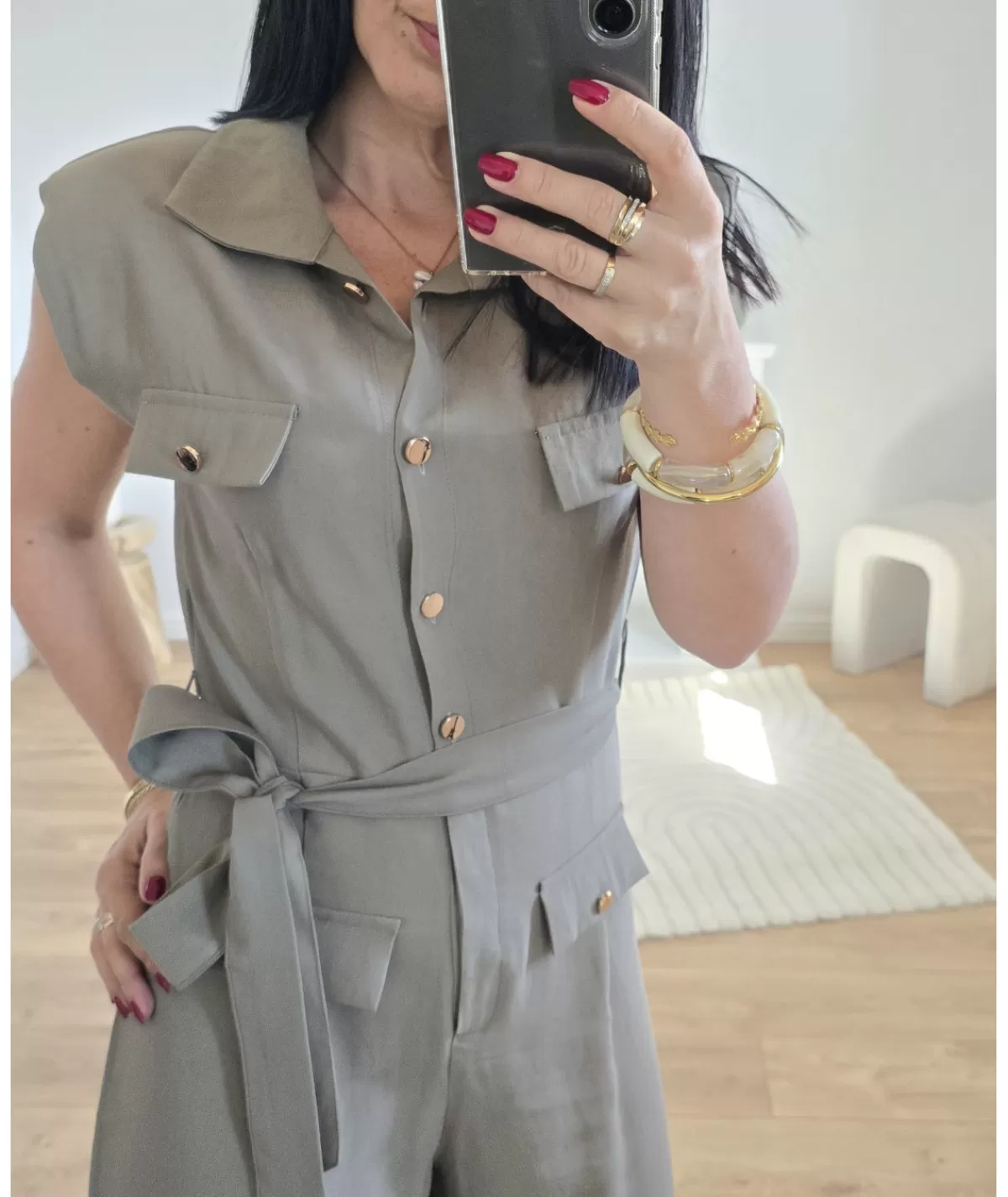 La boutique de Lilie Combinaisons>COMBINAISON VANESSA Kaki