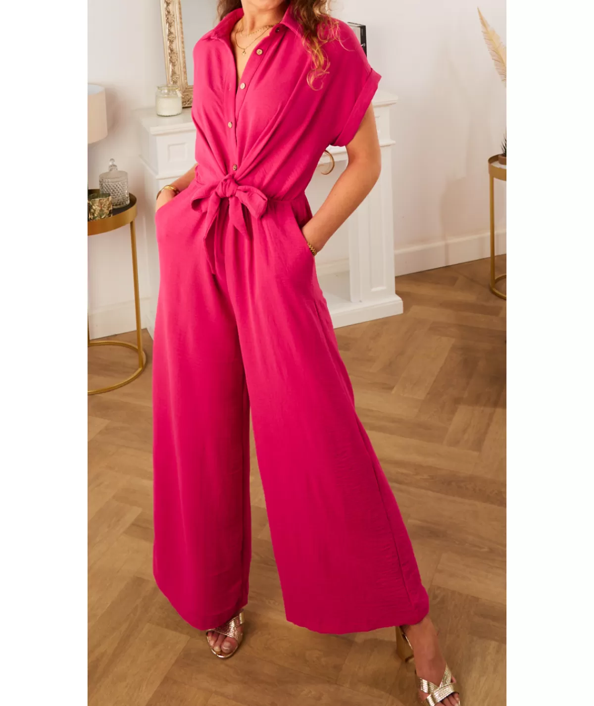 La boutique de Lilie Combinaisons>COMBINAISON VERONIQUE Fushia