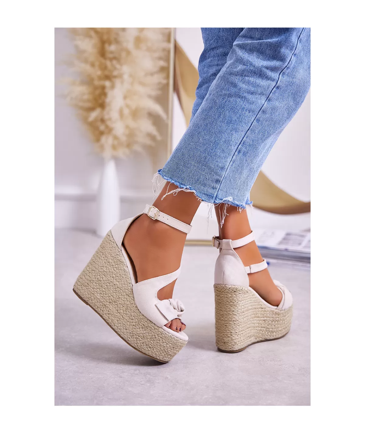 La boutique de Lilie Sandales & Espadrilles>COMPENSEE LAURA Beige