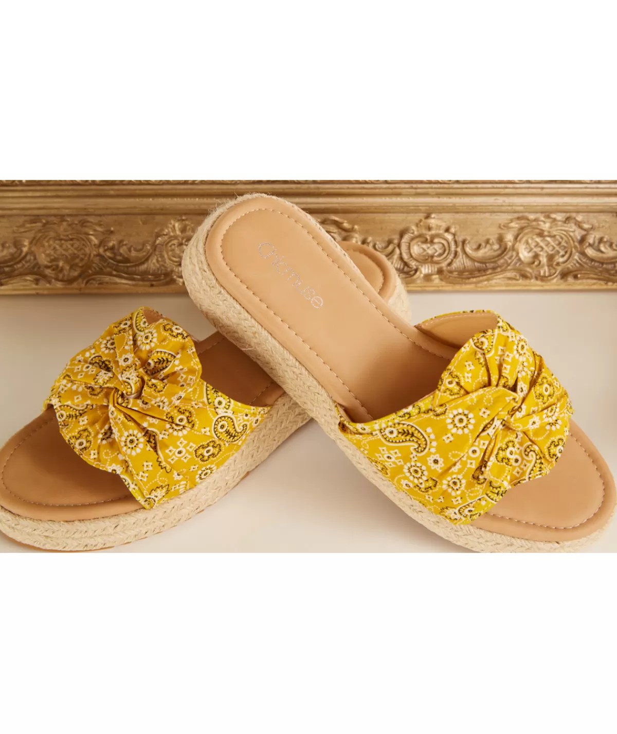 La boutique de Lilie Sandales & Espadrilles>COMPENSEE TACITA Jaune