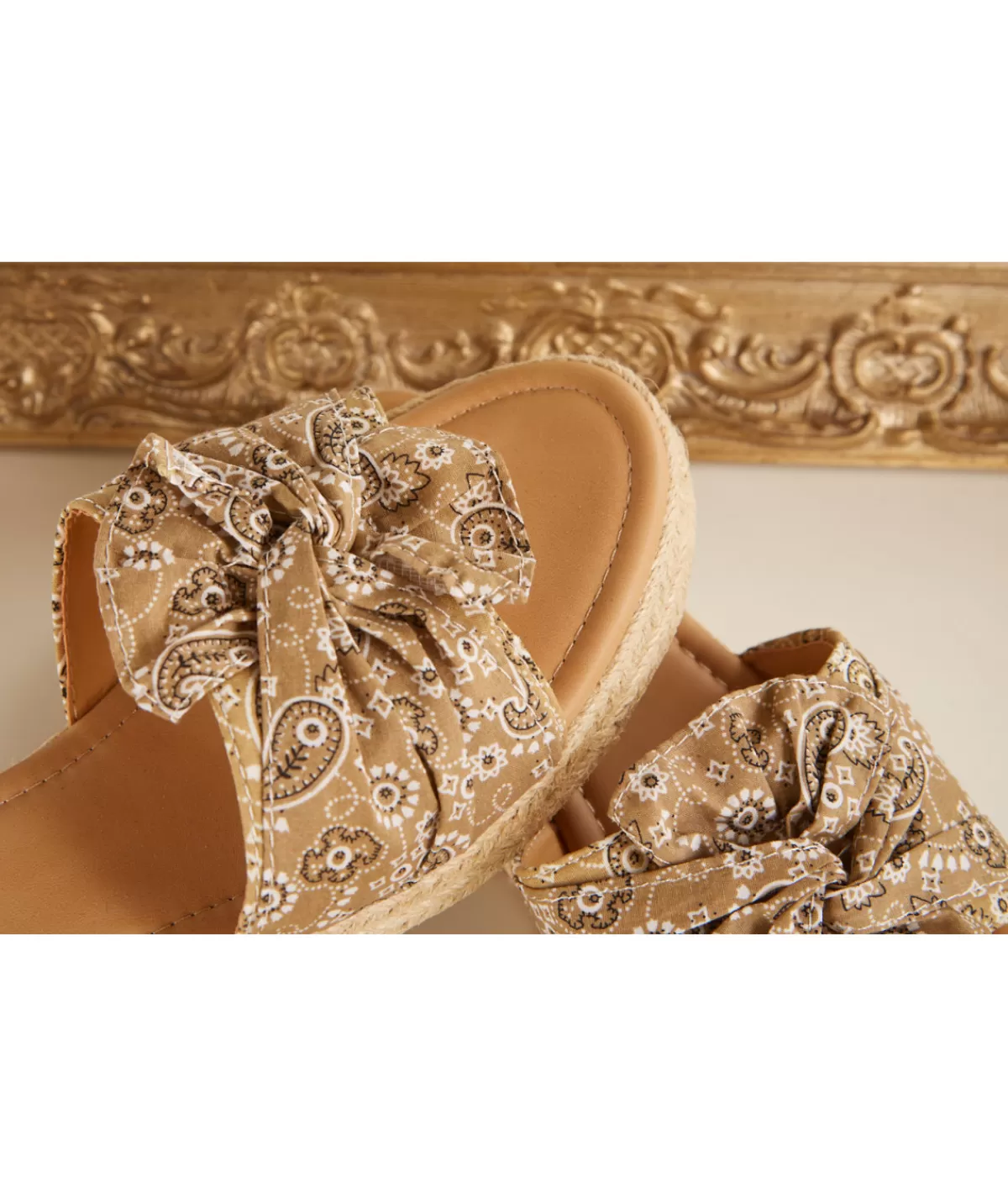 La boutique de Lilie Sandales & Espadrilles>COMPENSEE TACITA Taupe