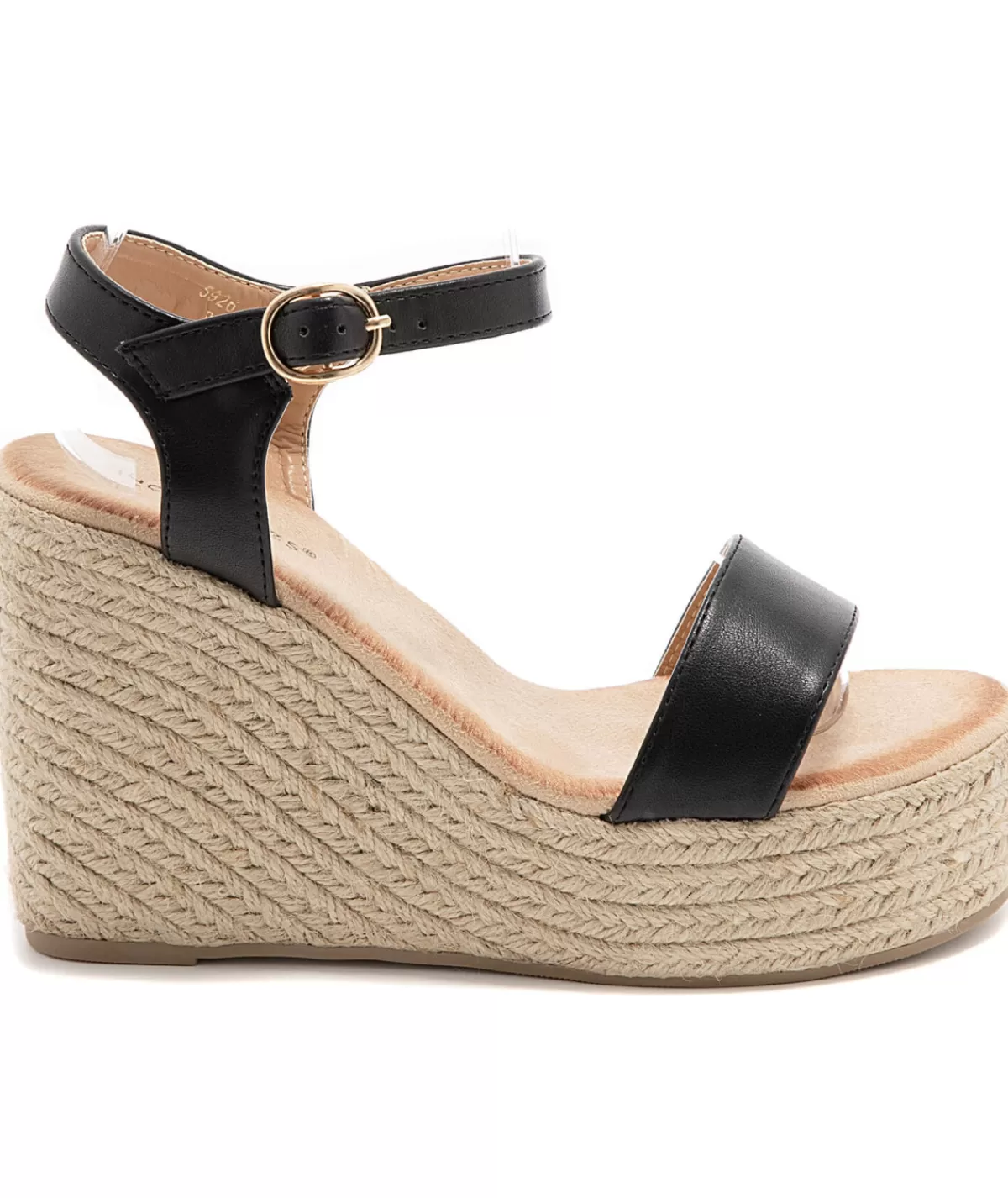 La boutique de Lilie Sandales & Espadrilles>COMPENSEES ZOE Noir