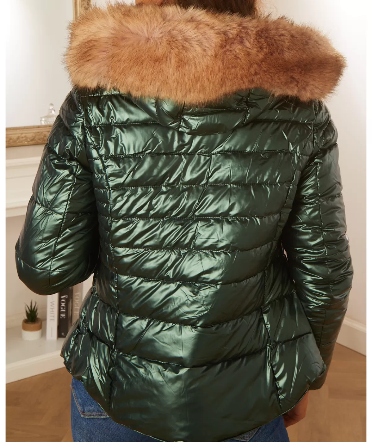 La boutique de Lilie Manteaux | Doudounes>DOUDOUNE LINDA Vert