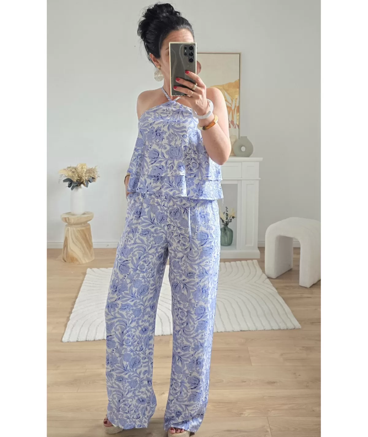 La boutique de Lilie Tops / Blouses | Jeans / Pantalons>ENSEMBLE BELLA Bleu