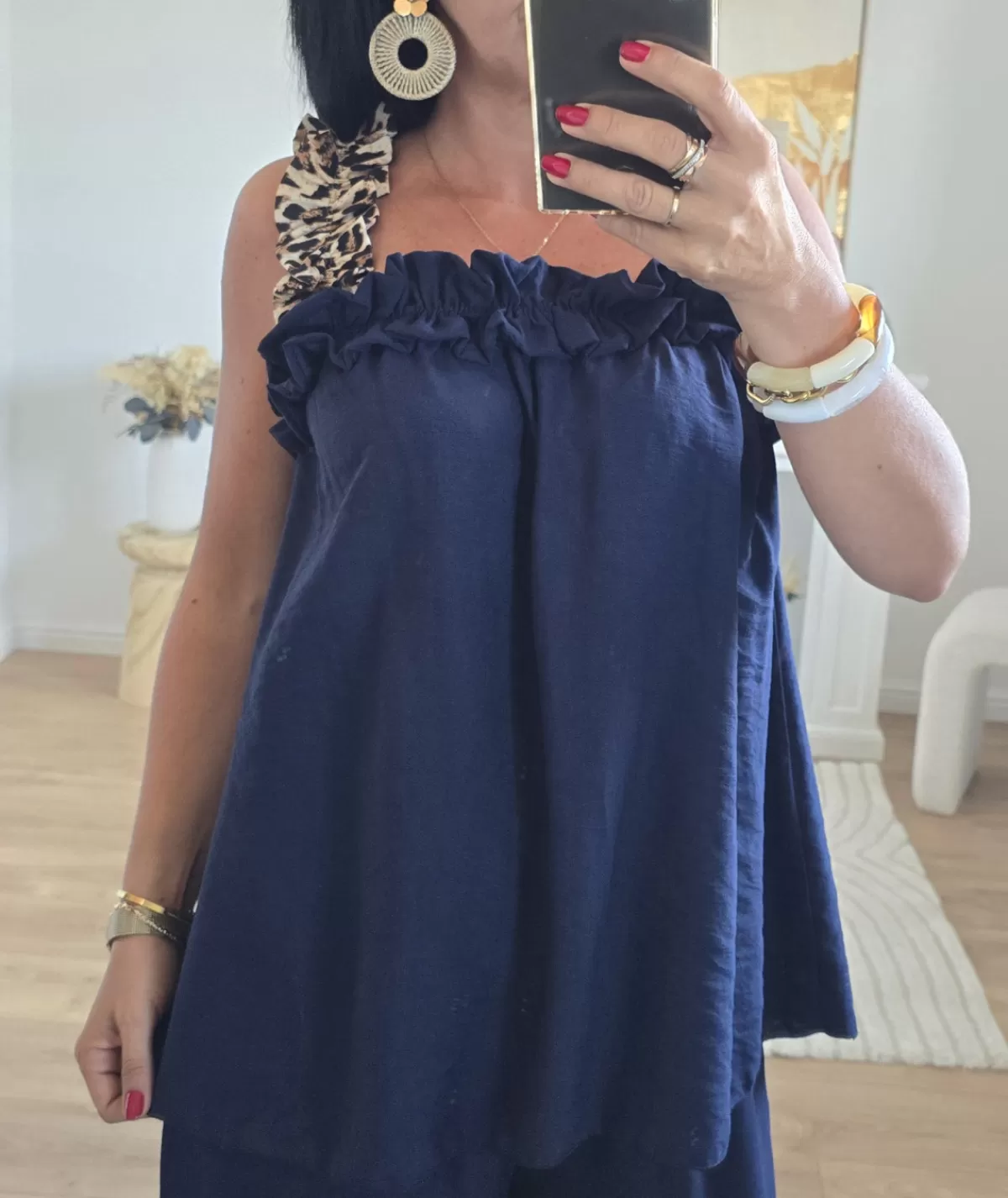 La boutique de Lilie Tops / Blouses | Jeans / Pantalons>ENSEMBLE CANDICE Marine