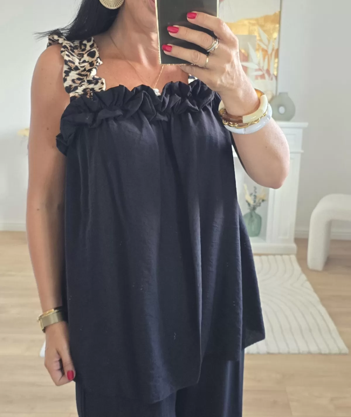 La boutique de Lilie Tops / Blouses | Jeans / Pantalons>ENSEMBLE CANDICE Noir