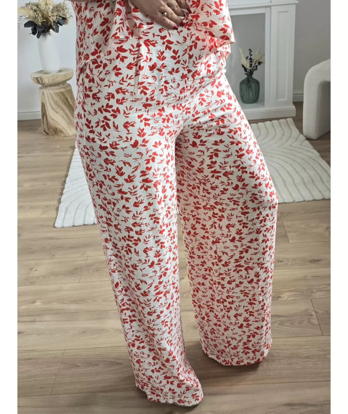 La boutique de Lilie Tops / Blouses | Jeans / Pantalons>ENSEMBLE GLORIA Rouge