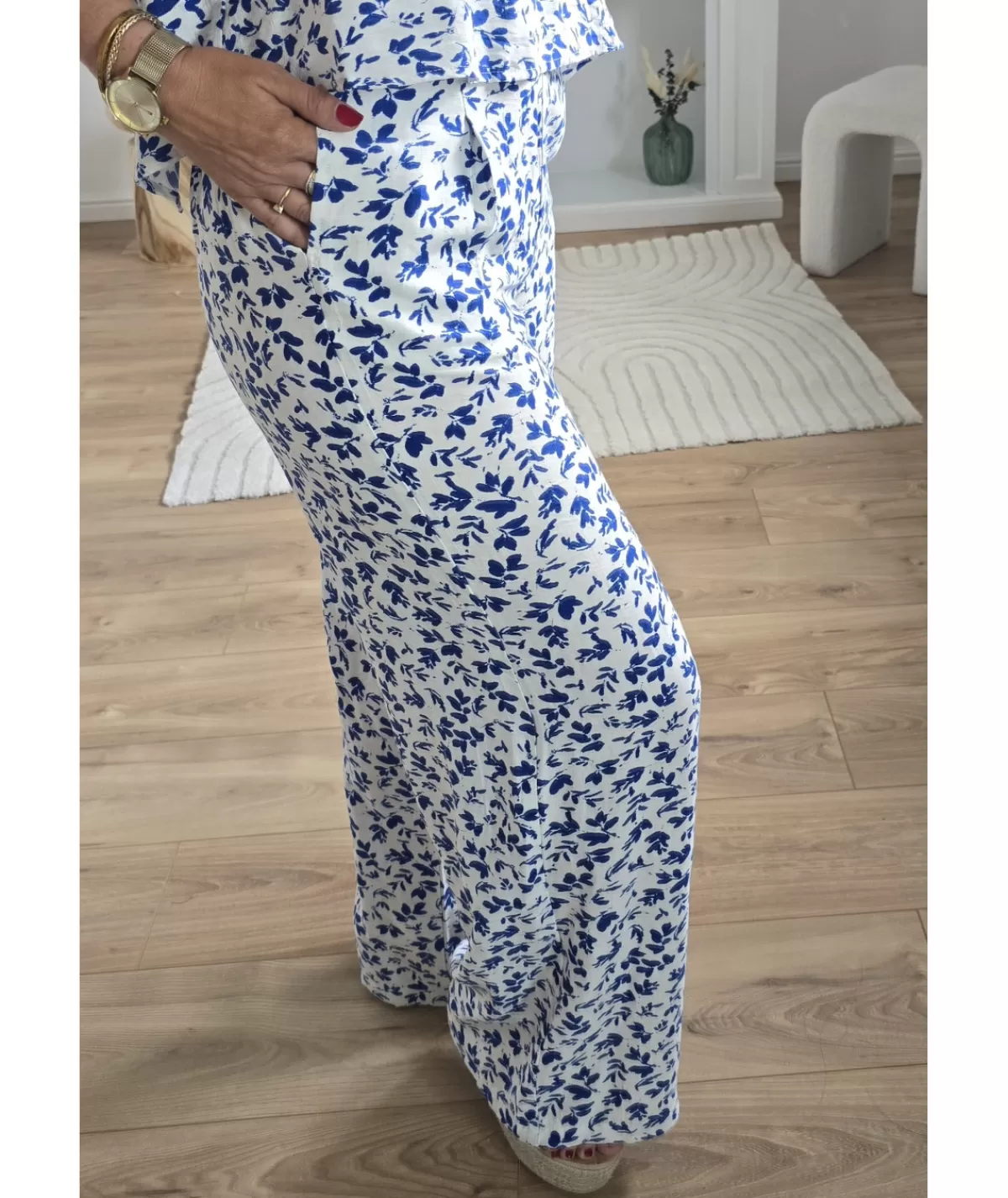 La boutique de Lilie Tops / Blouses | Jeans / Pantalons>ENSEMBLE GLORIA Bleu