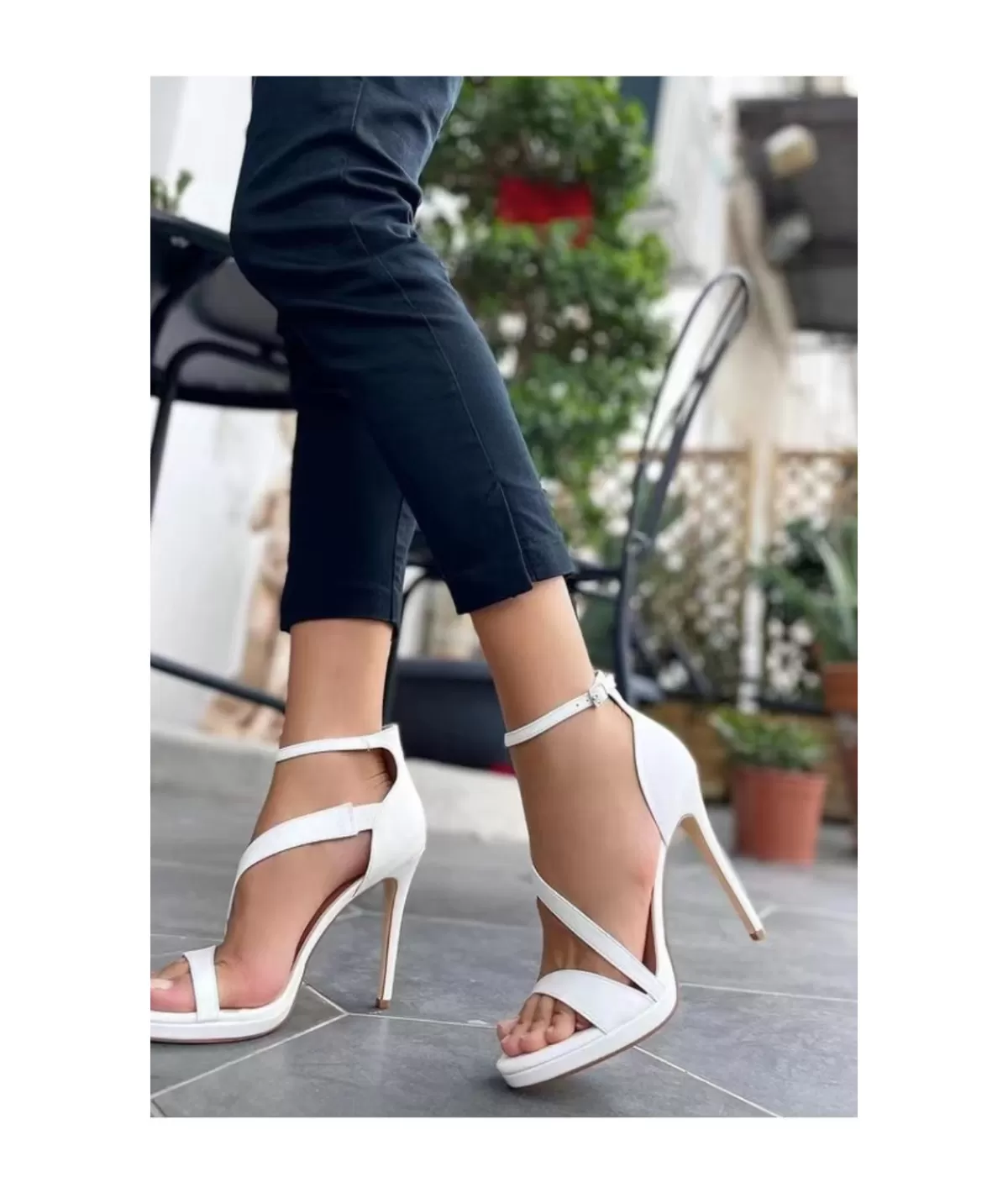 La boutique de Lilie Sandales & Espadrilles | Escarpins>ESCARPINS ROSE Blanc